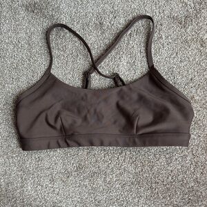 Women's Brown Sports Bra Alo